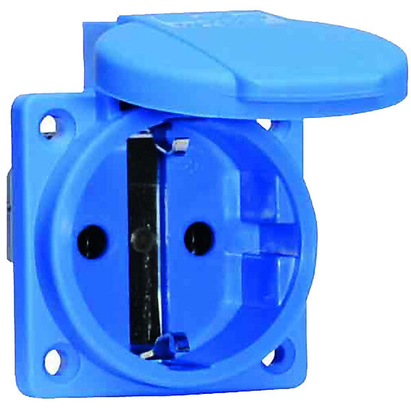 Bals Schutzk. Anbausteckdose 16A IP44 blau 71094